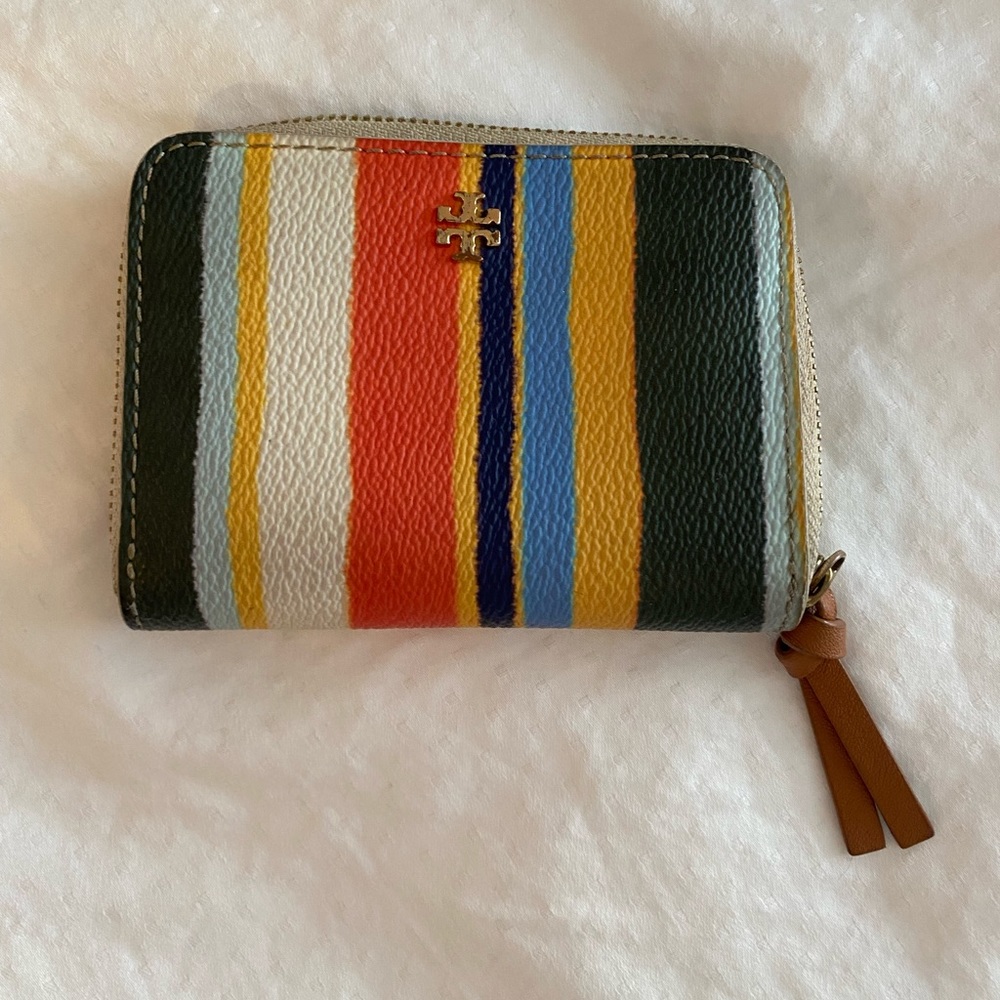 Tory burch key chain card holder